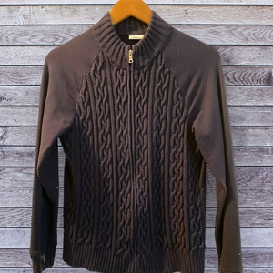 Navy Croft & Barrow zip up sweater‎ size PM